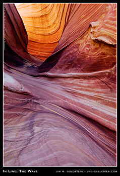 In Line, The Wave photo by Jim M. Goldstein