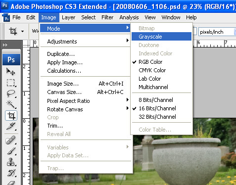 6. Converting to grayscale