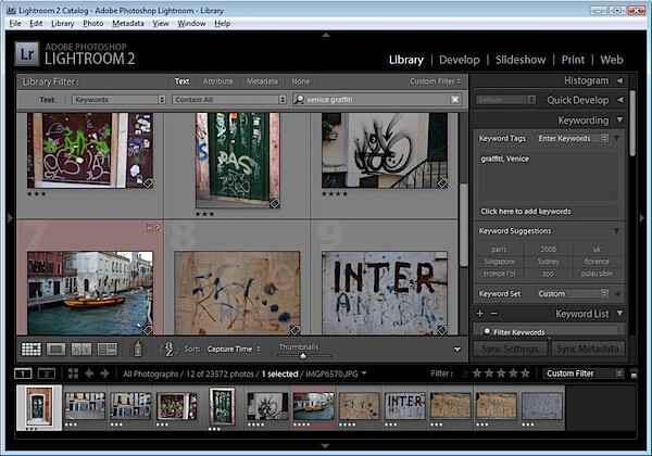lightroom keywords