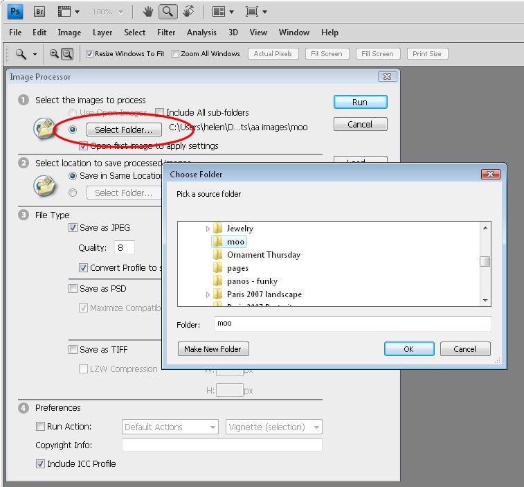 resize image photoshop cs4. If you select Save in Same Location Photoshop creates a subfolder in which 