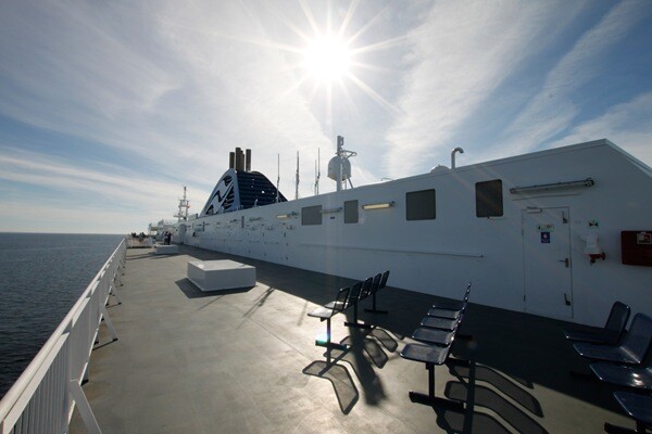 Sun and a BC Ferry