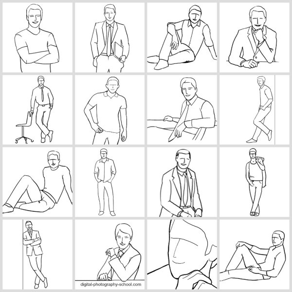 Posing Guide Sample Poses To Get You Started With Photographing Men