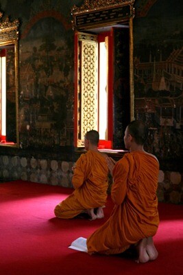 Monks, Wat Pho