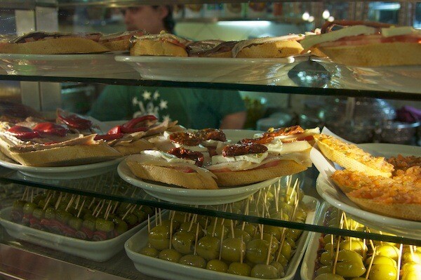 Tapas Display - Madrid, Spain - Copyright 2012 Ralph Velasco