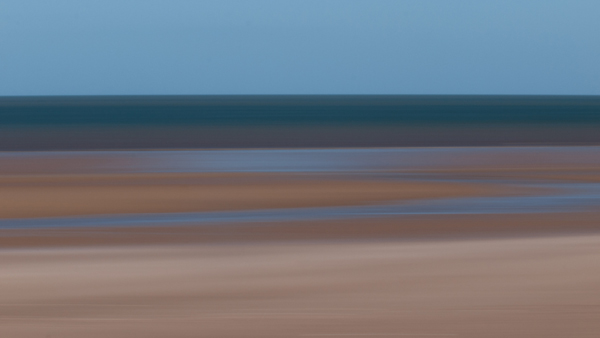 Beach abstraction presented in a 16:9 format