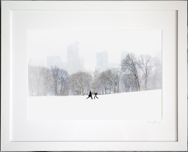 Couple in Sheep Meadow, Framed