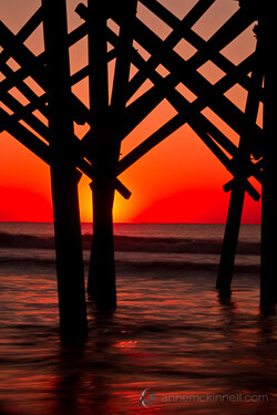 Pier at Folly Beach, Charleston, South Carolina.