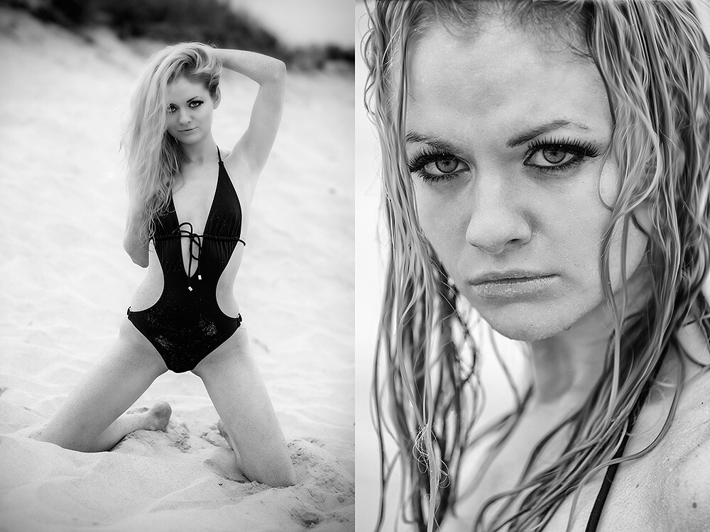 These two images were taken with the EF 70-200 f/2.8L IS II on the 1D X. It's one of my favorite lenses because it allows me to start off loose and then go in tight without being in the model's personal space.