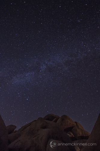 Starry Night at Joshua Tree National Park, California