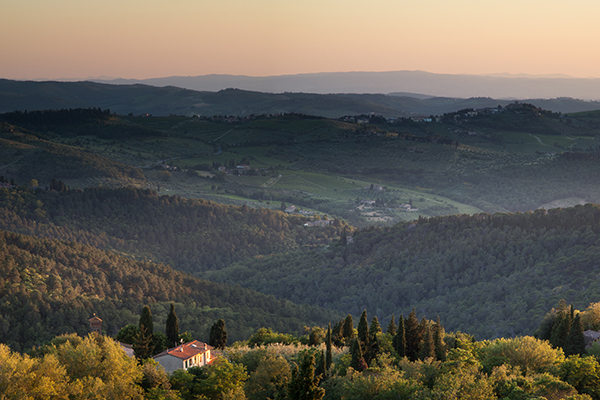Telephoto Landscapes - Tuscan Sunset