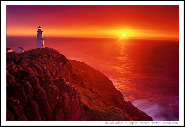 There are two lighthouses at Cape Spear, this is the new working light. The historic light is just a stones throw away.