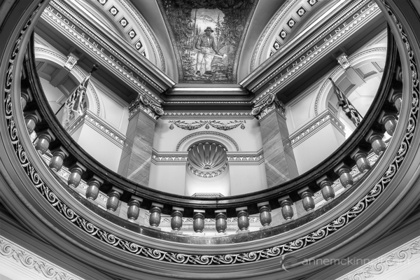 Legislature Rotunda, Victoria, British Columbia by Anne McKinnell