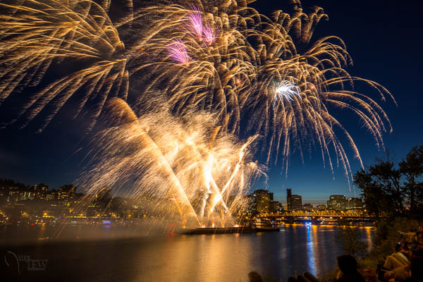 This image was actually purchased by the company that put on the fireworks show in Portland.