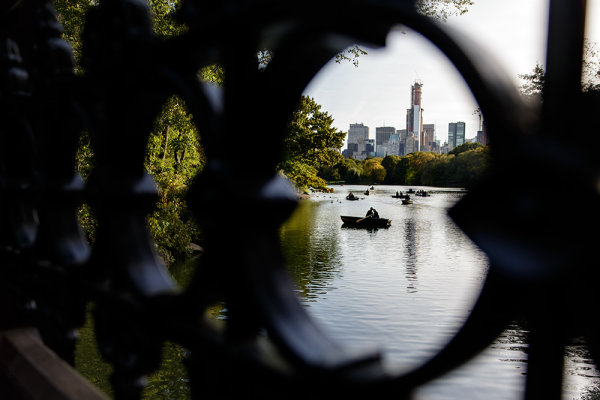 I ventured into Central Park in New York City without a real game plan in mind. I found a sundial and started shooting that, and then went in search of more circles. Found this ironwork and used it to frame a pair of lovers in a rowboat. 1/160. f/2.8, ISO 100. EOS 5D Mark III, EF 24-70 f/2.8L II at 24mm.