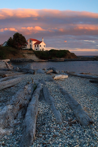 Sunset at Ross Bay, Victoria, British Columbia, by Anne McKinnell