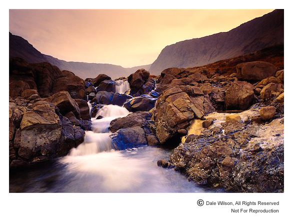 Winterhouse Brook in the Tablelands.  Filters used: Cokin 173 Blue/Yellow Colour Polarizing and Cokin 2-stop Grey soft edge graduated 