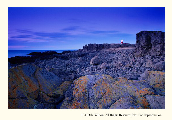 Brier Island, the outer-most island along Digby Neck, is essentially a comprised of lava-flow-formed basalt rock. While making a beauthiful coastline to photography, it is also brutal on scrapped knees.