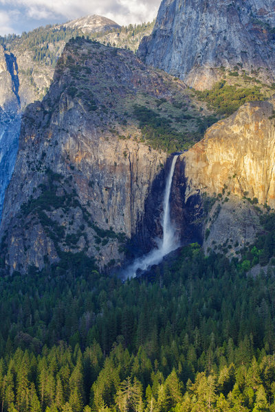 This shot, taken with an EOS 5D Mark III and EF 70-300 f/4-5.6L, shows how you can isolate one area of a landscape, here focusing on Bridal Veil Falls in Yosemite National Park. 