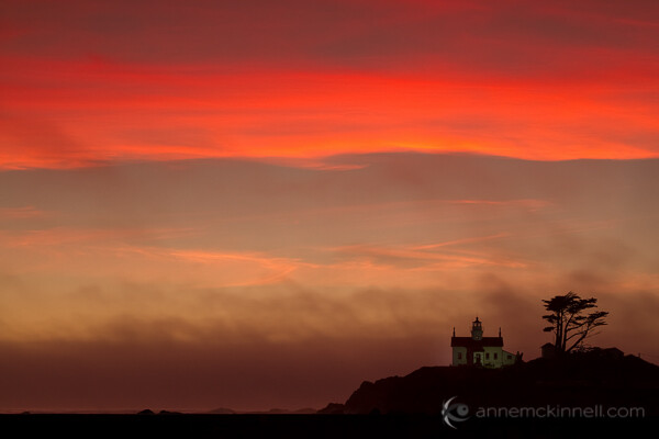 Battery Point Lighthouse, Crescent City, California, by Anne McKinnell