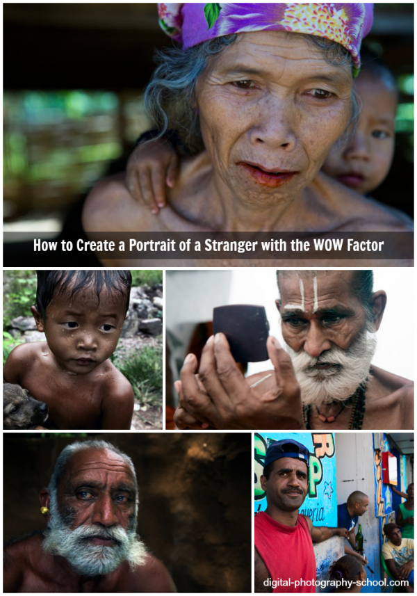 how to create portraits of strangers with wow factor