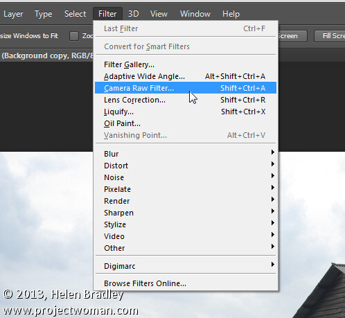 Adobe Camera Raw Acr As A Photoshop Filter 360photography