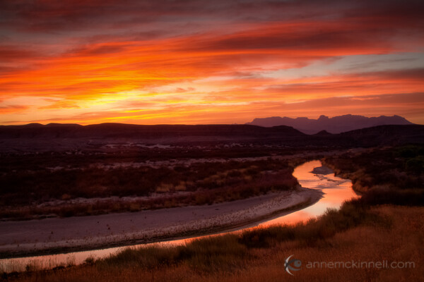 Rio Grande, Big Bend National Park, Texas, by Anne McKinnell