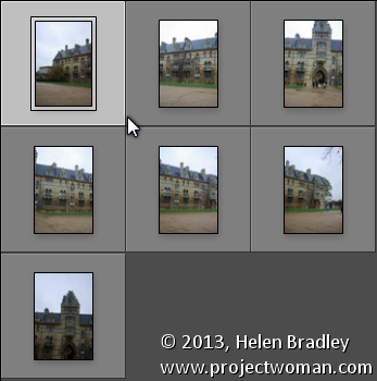 Sending Panorama Sequences from Lightroom to Photoshop 1