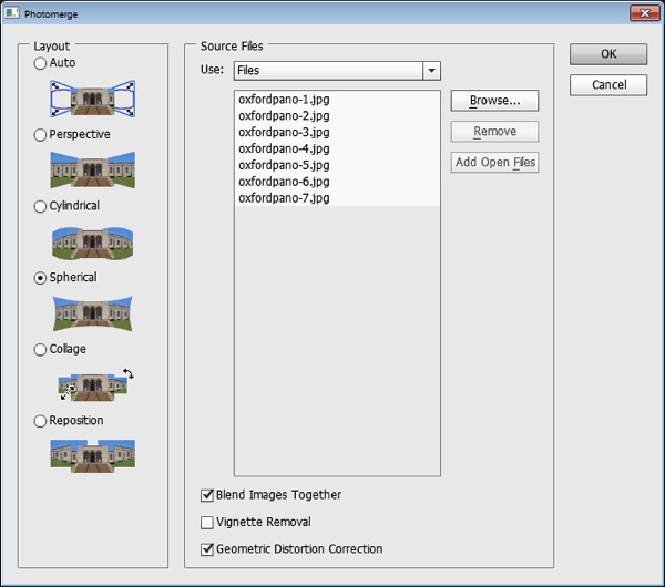 Sending Panorama Sequences from Lightroom to Photoshop  3