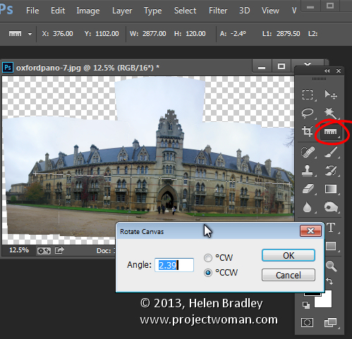 Sending Panorama Sequences from Lightroom to Photoshop  4