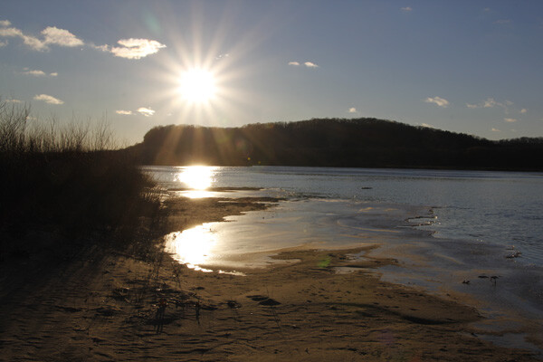 sun flare and starburst photo