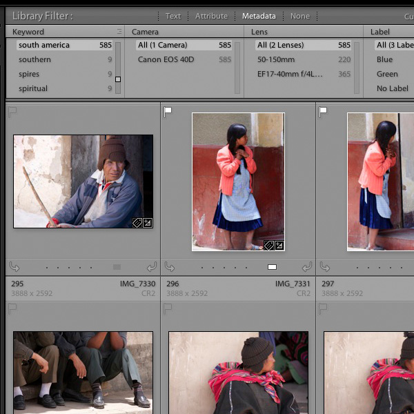 Keywords in Lightroom 5