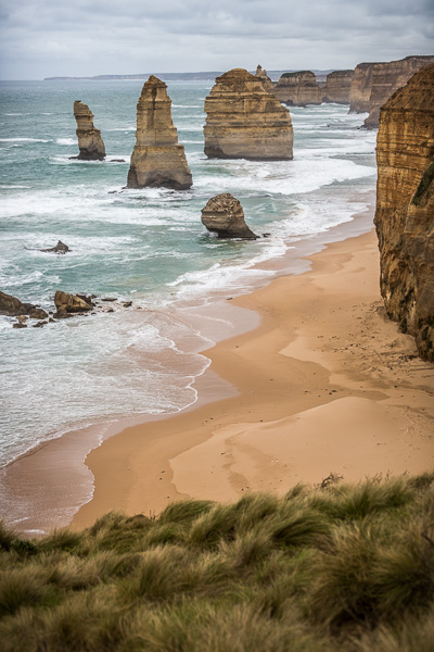 The 12 Apostles on the Australian coast, not the best images but nasty weather and limited time and this is what you get!