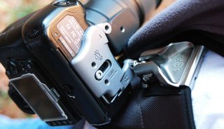 The Pro Kit includes the holster, pin, belt, and pad.