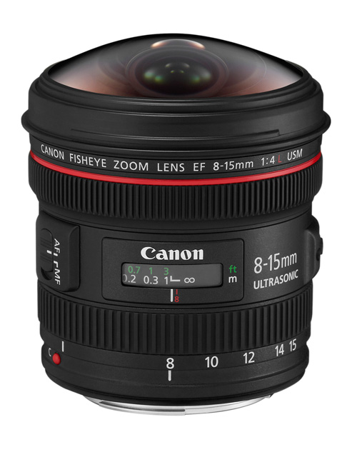 Canon 8-15mm fisheye lens