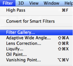 Photoshop tips filters