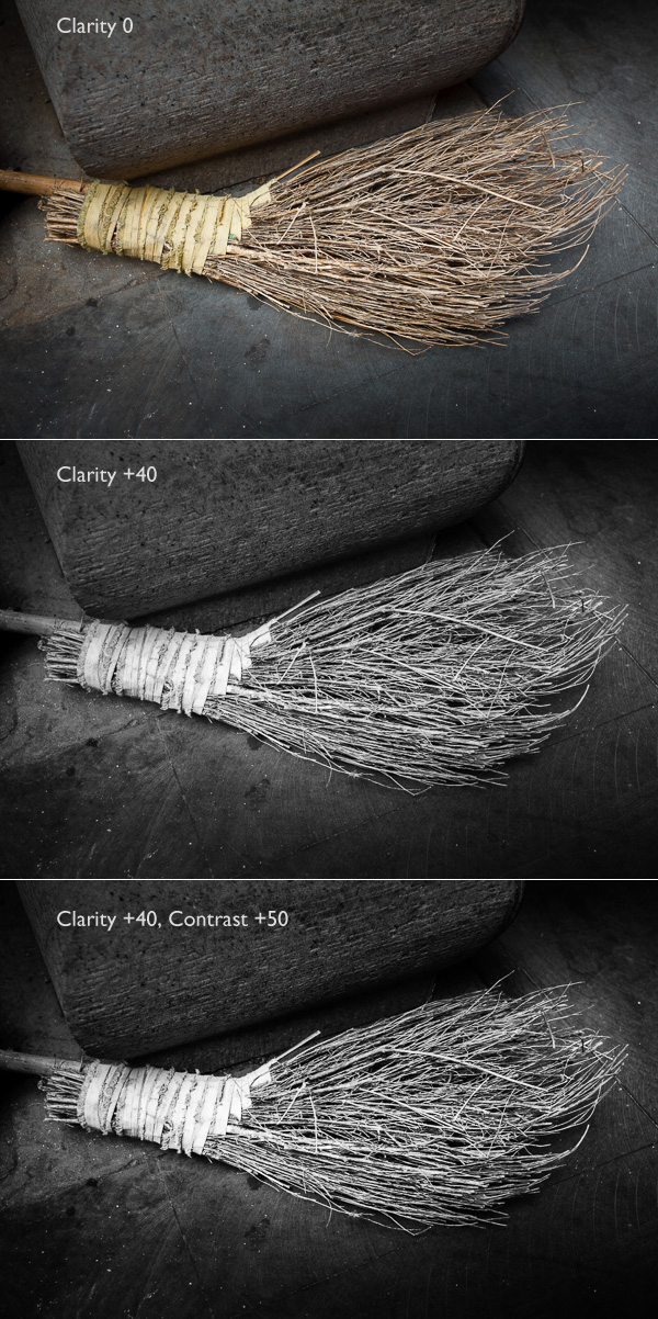 Using the Clarity slider in Lightroom