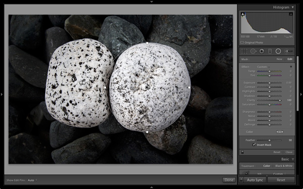 Using the Clarity slider in Lightroom