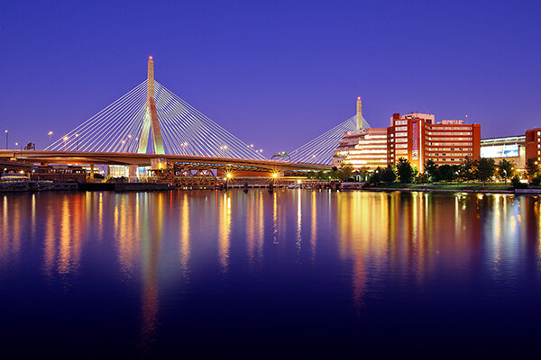 Boston's Zakim Bridge. EOS-1D Mark III with EF 24-105 f/4L IS. 30 seconds, f/11, ISO 100.