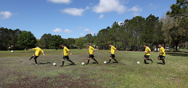 18 soccer line