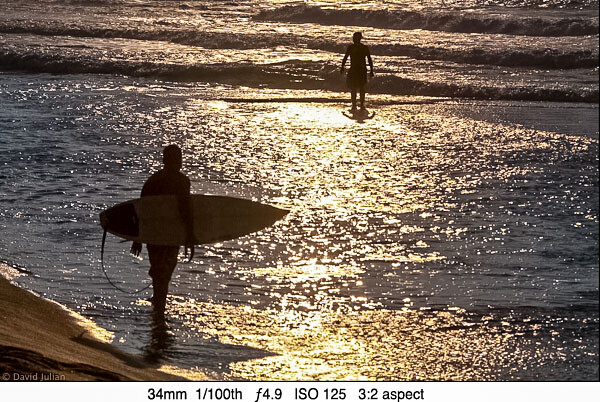 DJulian Backlit surfers Kona