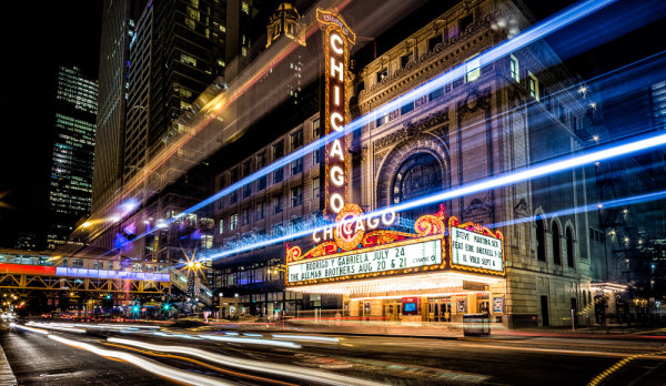 Chicago Theater Night