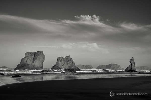 Bandon Beach, Oregon, by Anne McKinnell