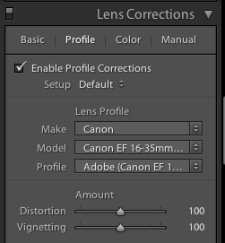 lightroom 5 lens profile corrections, 