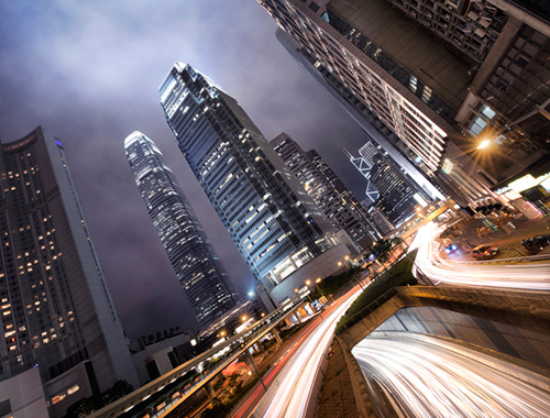 Hong Kong Light Trails