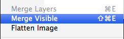 Merge visible