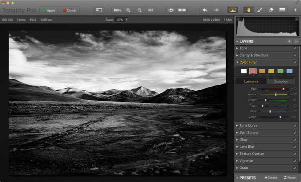 Tonality Pro vs. Lightroom 