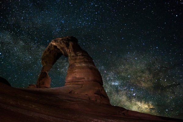 The Milky Way Over Delicate Arch | James Brandon