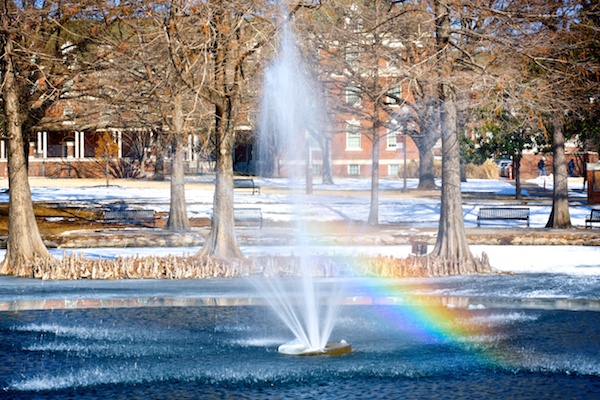 Fountain rainbow
