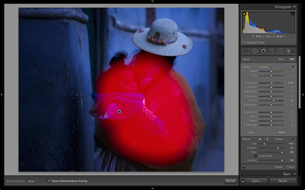 Post-processing in Lightroom