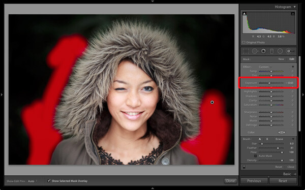 Portrait processing in Lightroom